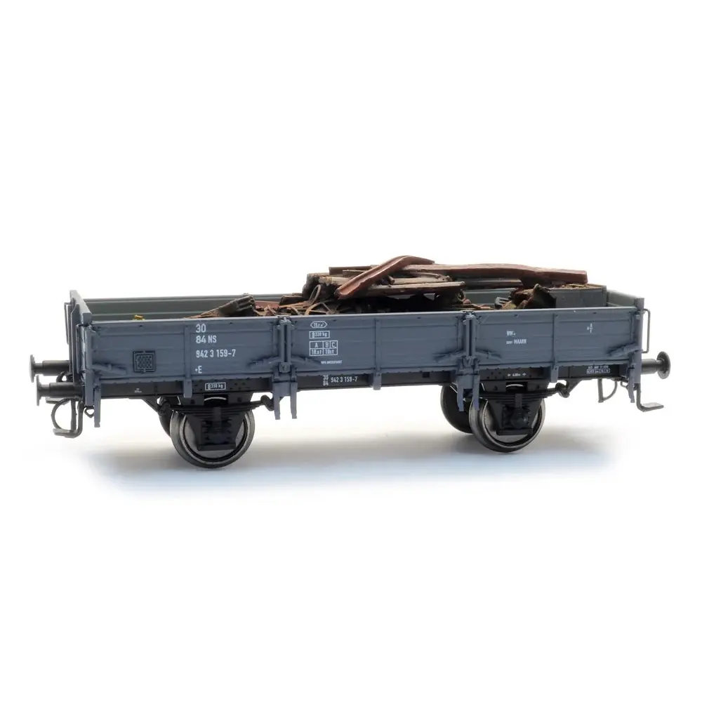 Cargaison : ferraille pour wagon de sable, prêt à l'emploi - Artitec 28.124 - HO 1/87 - 6