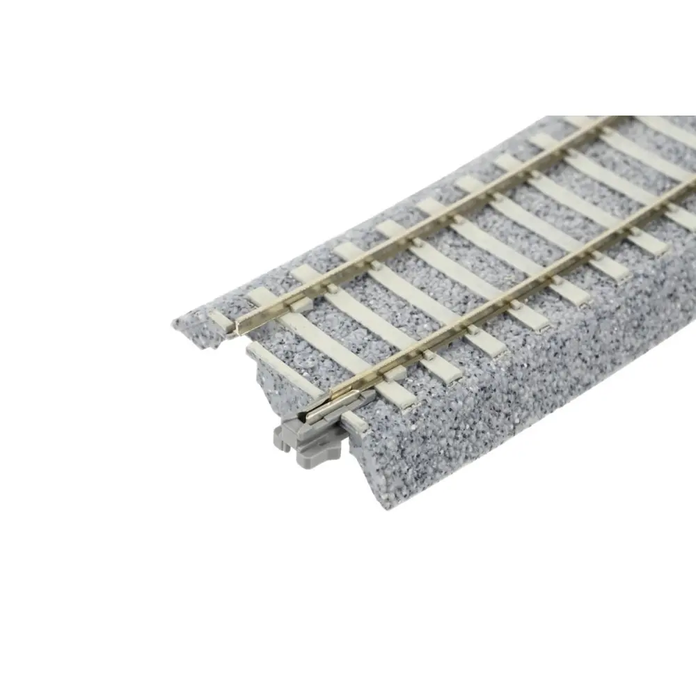 4 rails courbes Unitrack (R730-22.5PC) CS 22,5 degrés - Kato 2-241 - HO 1/87 - 3