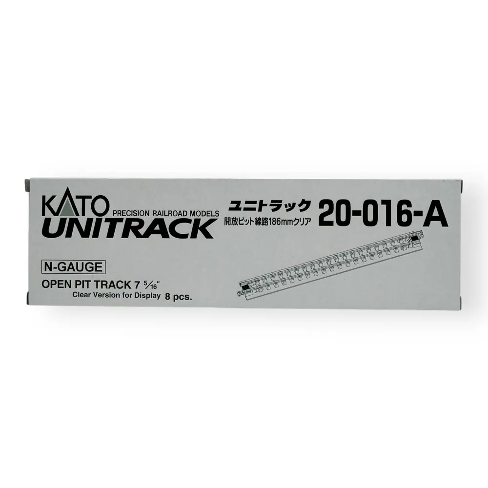 8 rails droits d'exposition - Kato 20-016A - N 1/160 - 6