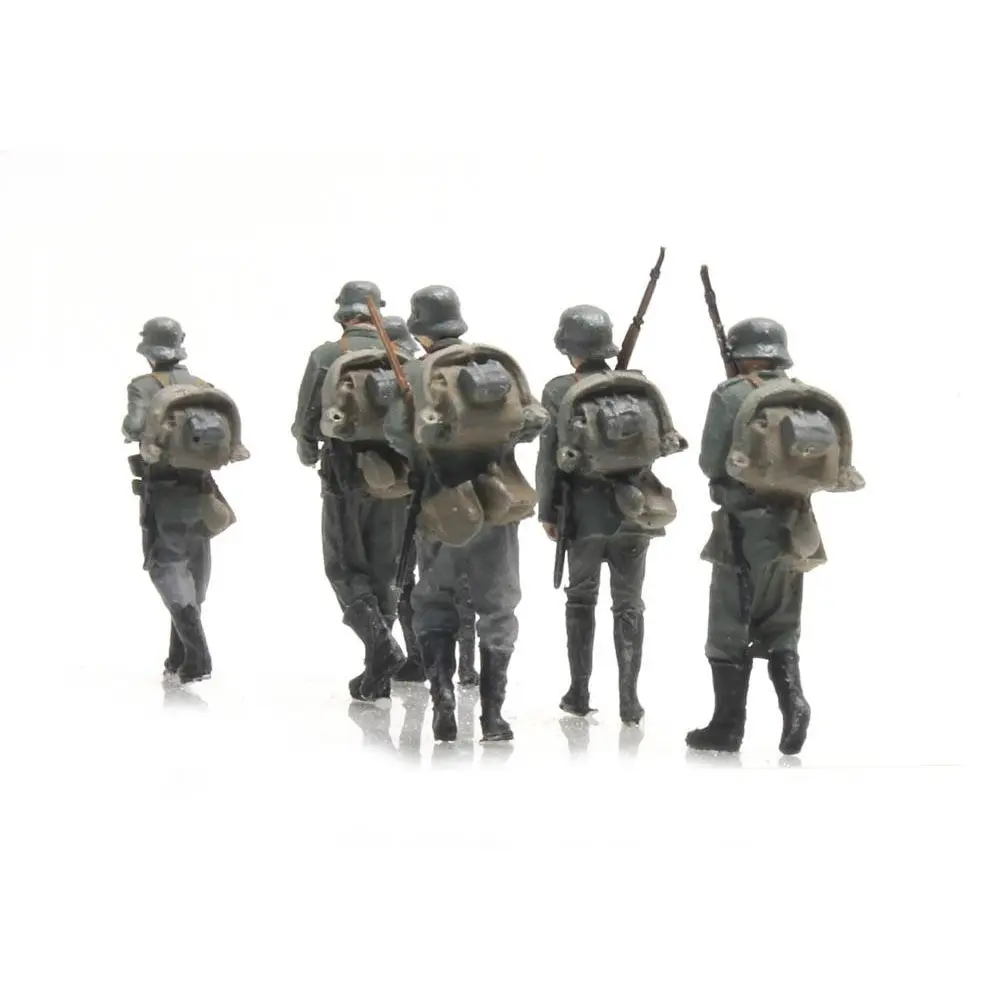 Infanterie de marche Deutsches Heer, lot de 6 - Artitec 387.404 - HO 1/87 - 2
