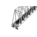 Pont à poutres en treillis droit Unitrack (S248T) gris 248 mm - Kato K20-432 - N  - 2