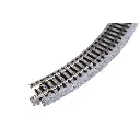 4 rails incurvés Unitrack Compact (R183-45) à 45 degrés - Kato 20-172 - HO 1/87 - 3