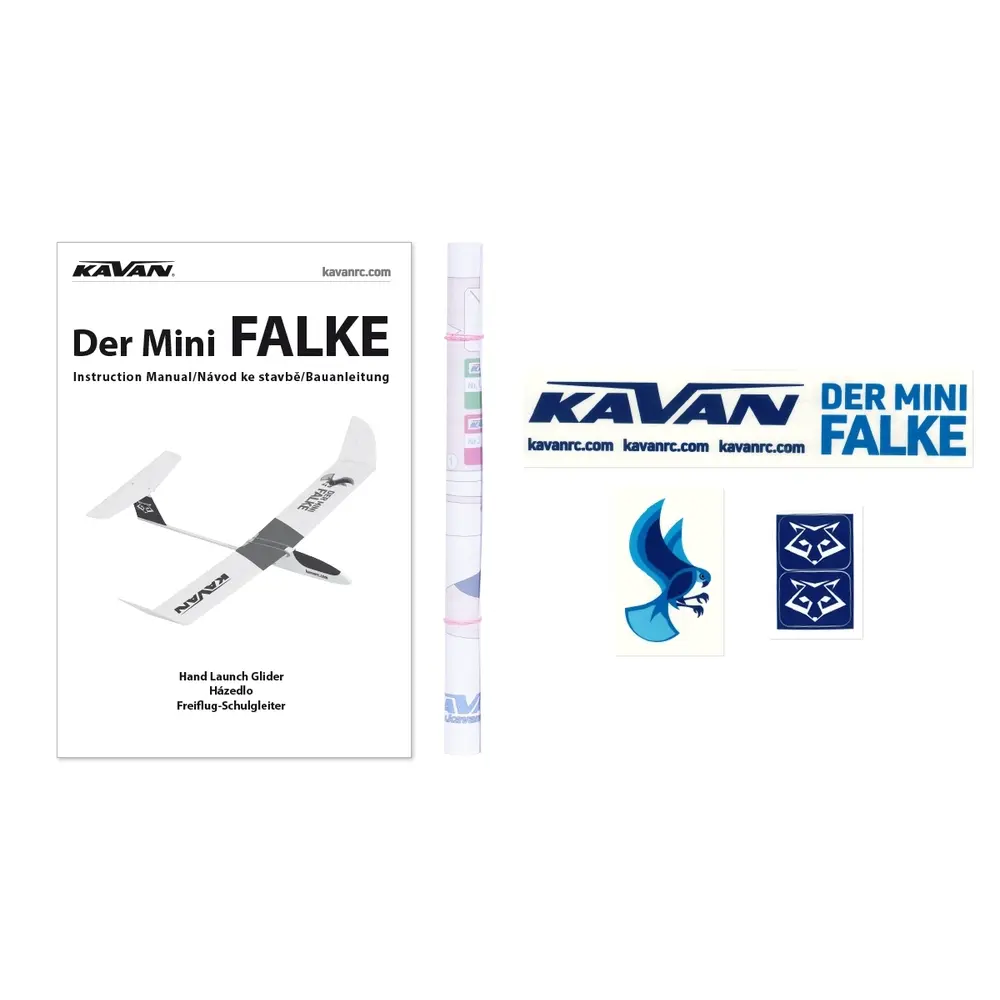 Mini planeur à lancement manuel Falke - Kavan KAV02.4315 - 6