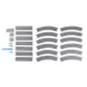 Coffret courbes à double voie Unitrack V11 - Kato K20-870 - N 1/160 - 2