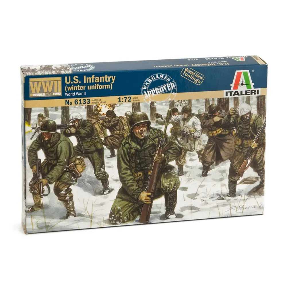 Infanterie U.S. en tenue hivernale WWII - ITALERI 6133 - 1/72 - 2