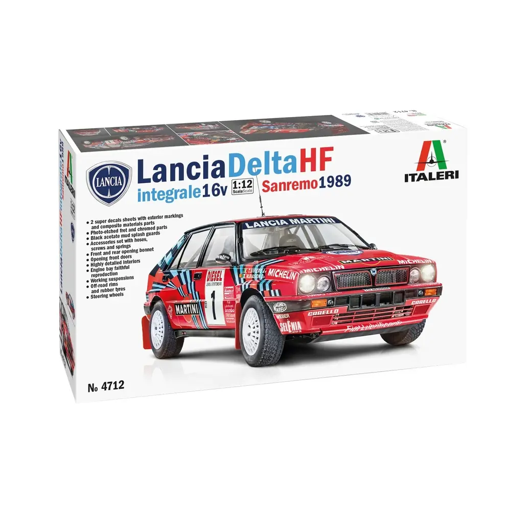 Lancia  Delta 16V HF Integrale -  Italeri 4712 - 1/12 - 2