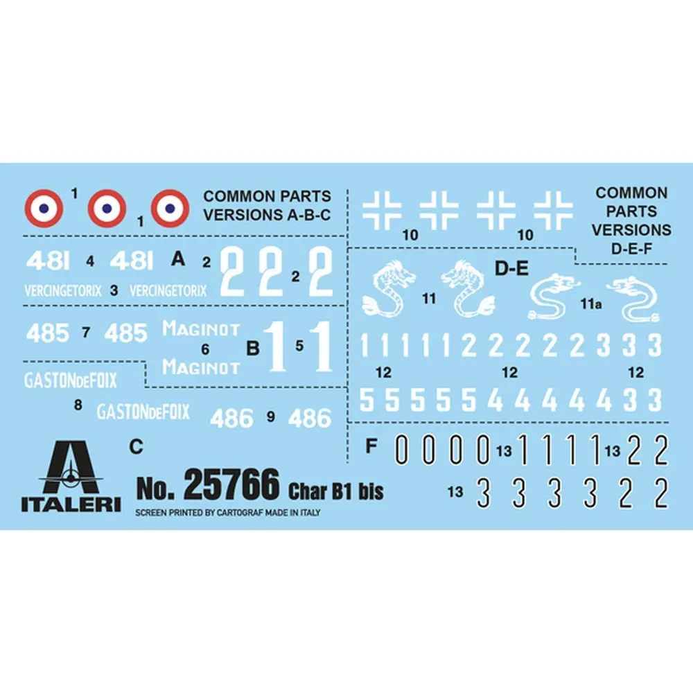 Char B1 Bis - Italeri 25766 - 1/56 - 4