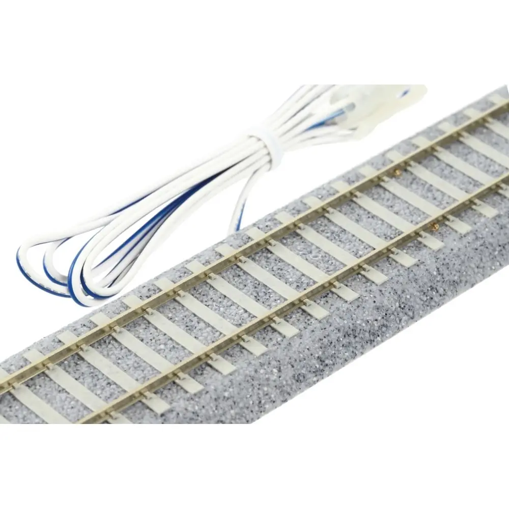 Rail d'alimentation droit Unitrack (S246PCF) CS 246mm - Kato 2-153 - HO 1/87 - 2