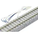 Rail d'alimentation droit Unitrack (S246PCF) CS 246mm - Kato 2-153 - HO 1/87 - 2