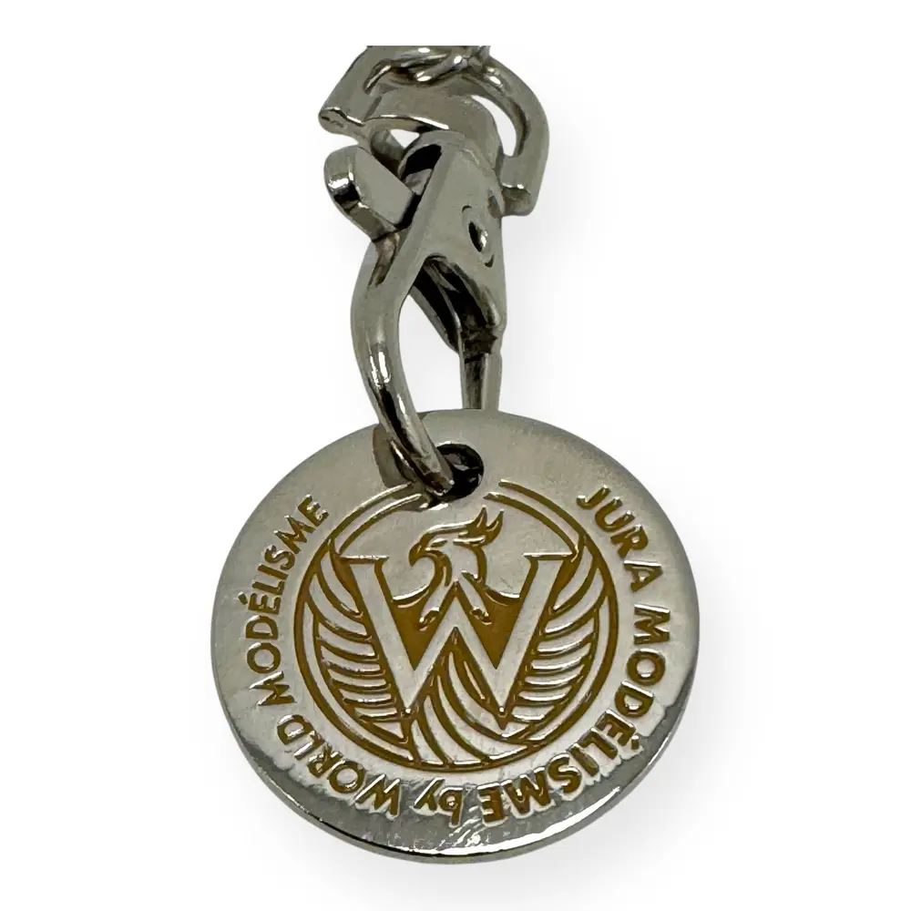 Porte clé jeton de caddie Jura Modélisme by World Modélisme - 2