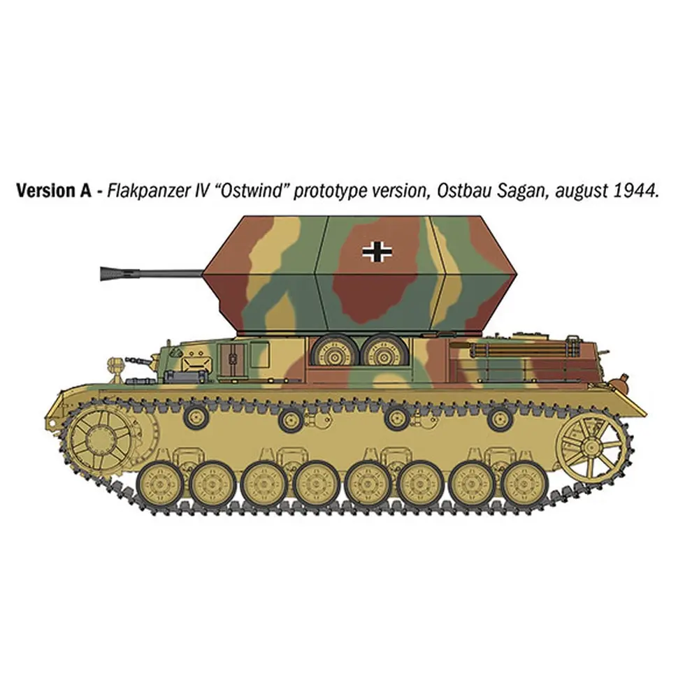 Char allemand - Flakpanzer IV Ostwind - ITALERI 6594 - 1/35 - 2