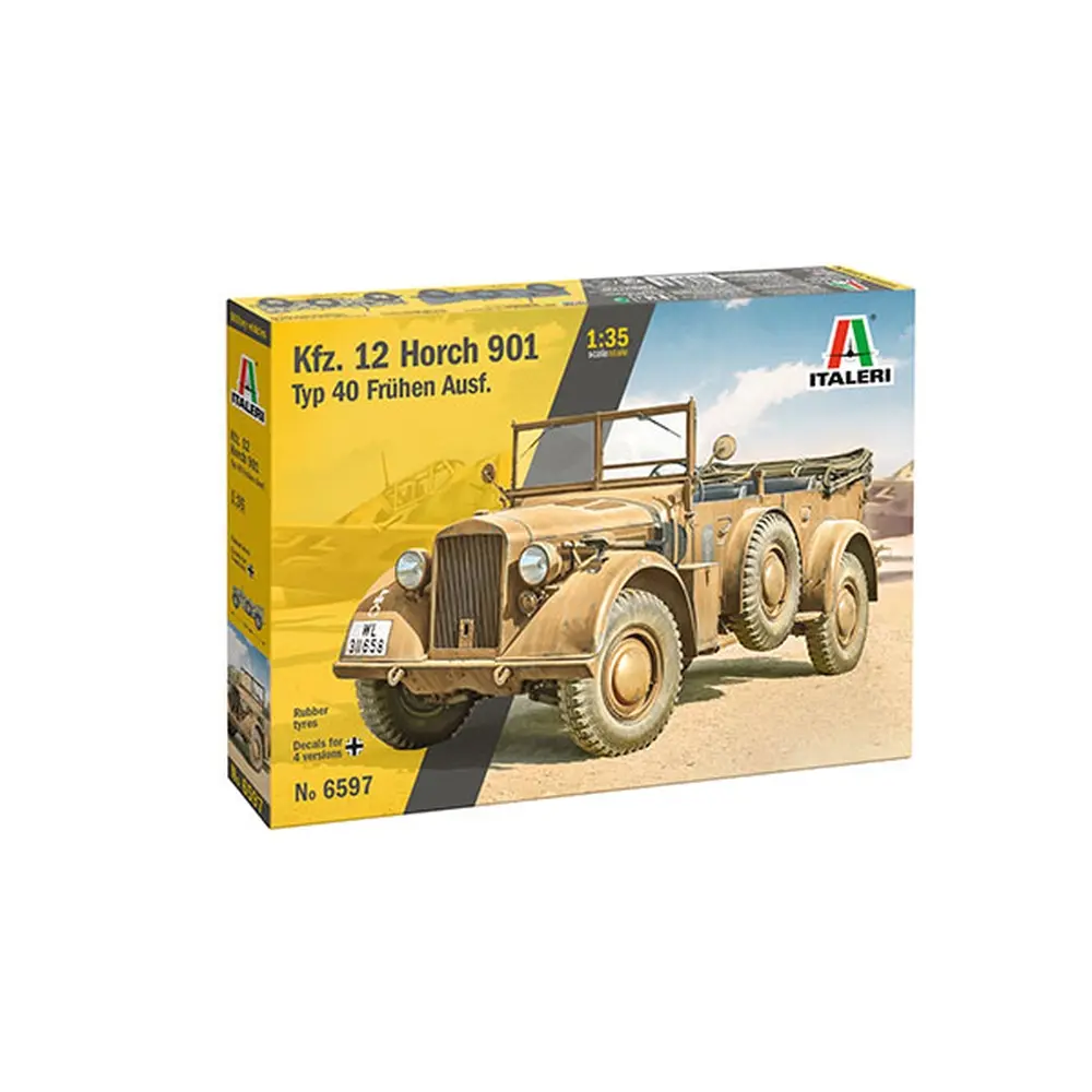Véhicule Kfz.12 Horch Typ 40 Début Production WWII - ITALERI 6597 - 1/35 - 6