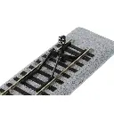 2 rails droits Unitrack (S109B) avec butée tampon - Kato 2-170 - HO 1/87 - 3