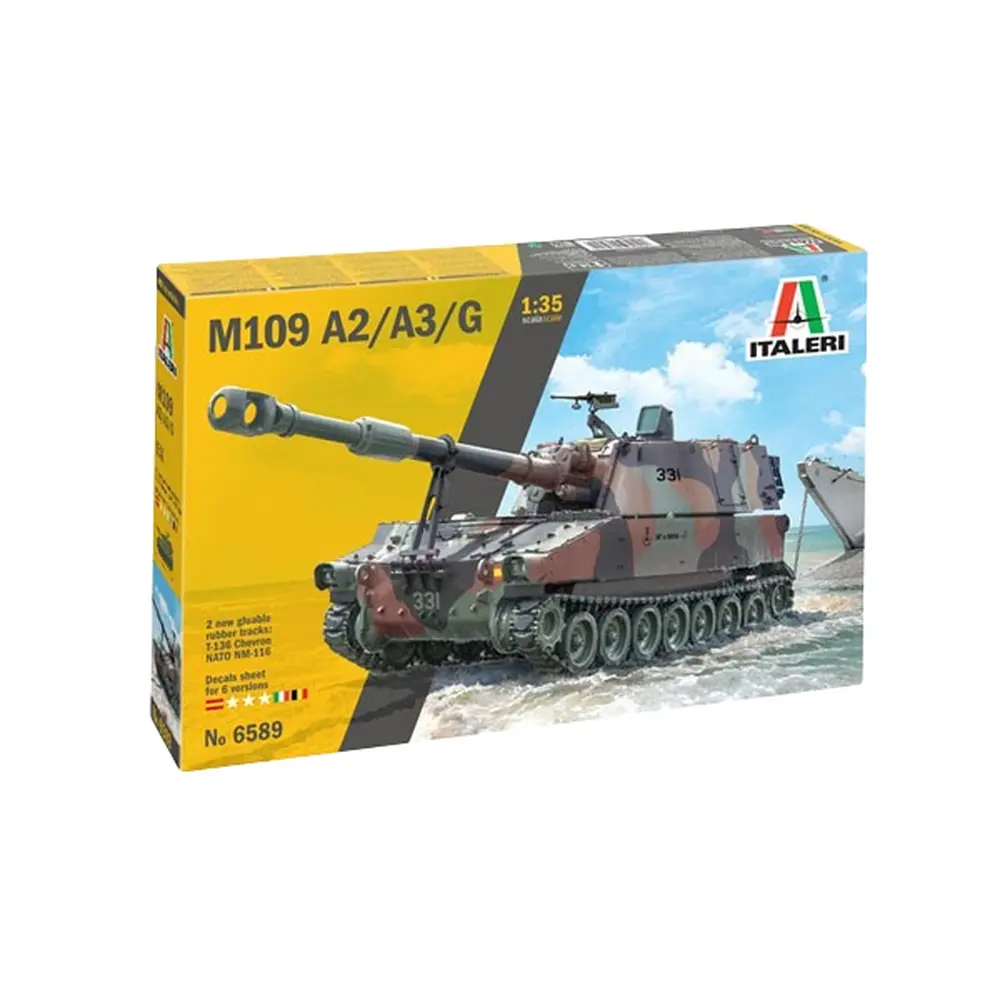  Char Obusier Lourd - M109 A2/A3/G - Italeri 6589 - 1/35 - 3
