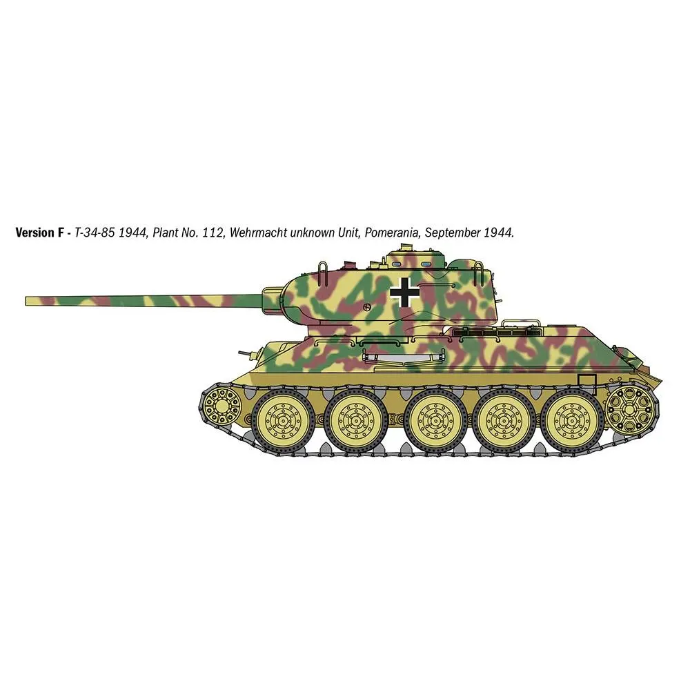 Char T34/85 ZAVOD 112-1944 - Italeri 6758 - 1/35  - 8