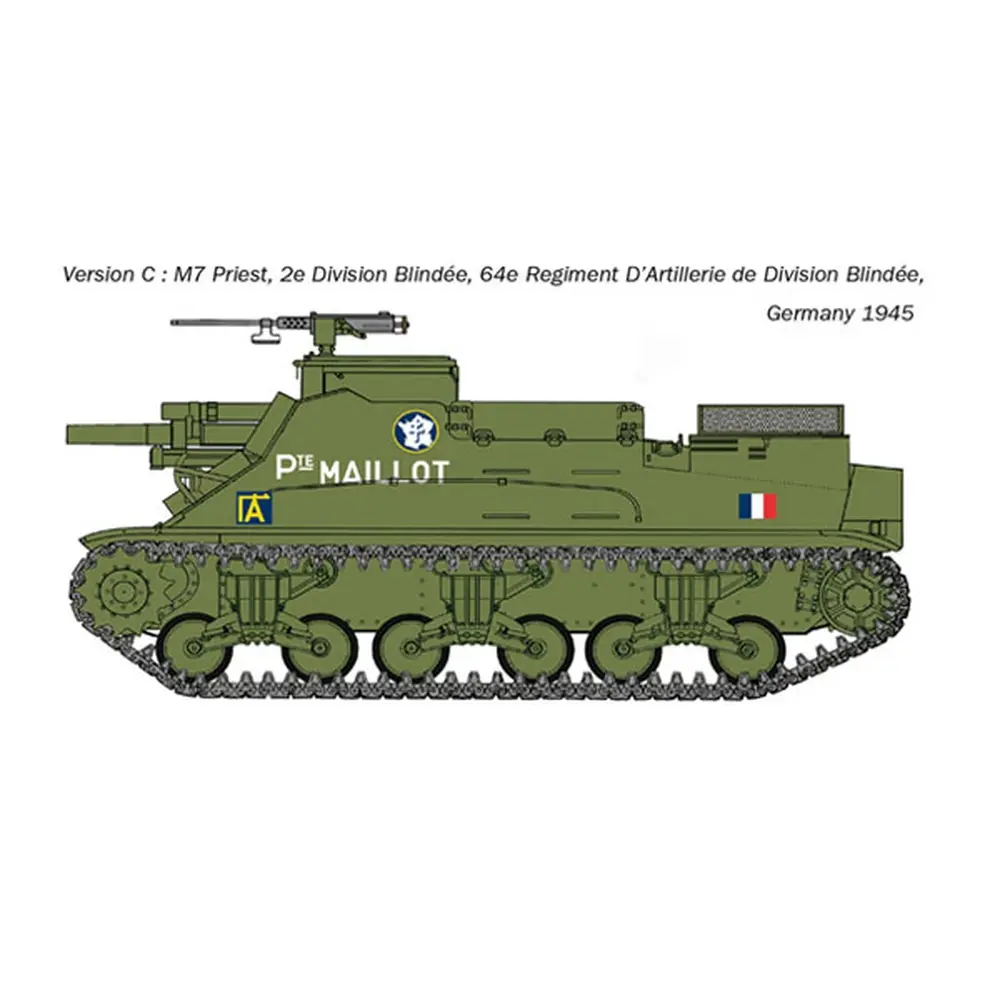 Militaire - M7 Priest Gun Motor Carriage - ITALERI 6580 - 1/35 - 4