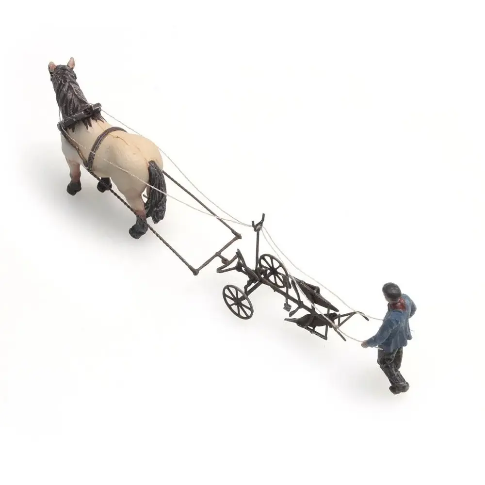 Cheval et charrue - Artitec 387.392 - HO 1/87 - 3