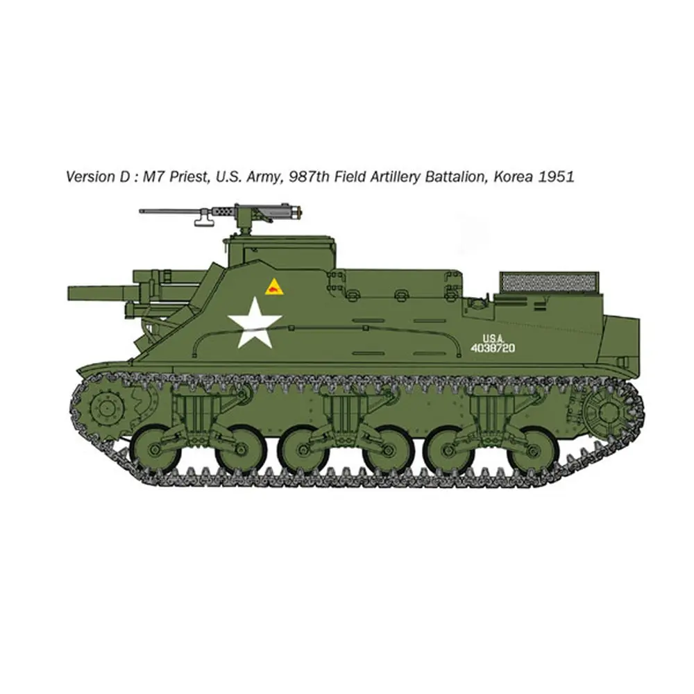 Militaire - M7 Priest Gun Motor Carriage - ITALERI 6580 - 1/35 - 5
