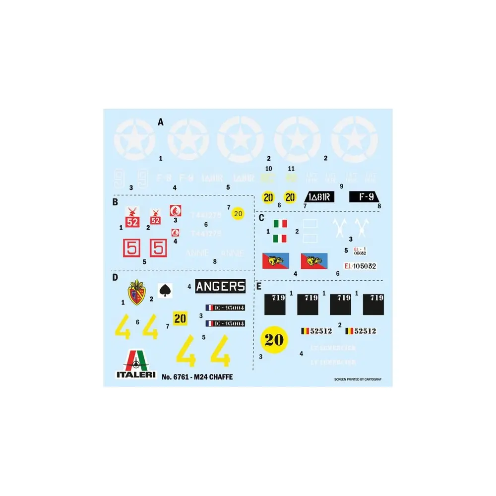 Char de Combat "Chaffee" M24 - Italeri 6761 - 1/35  - 2