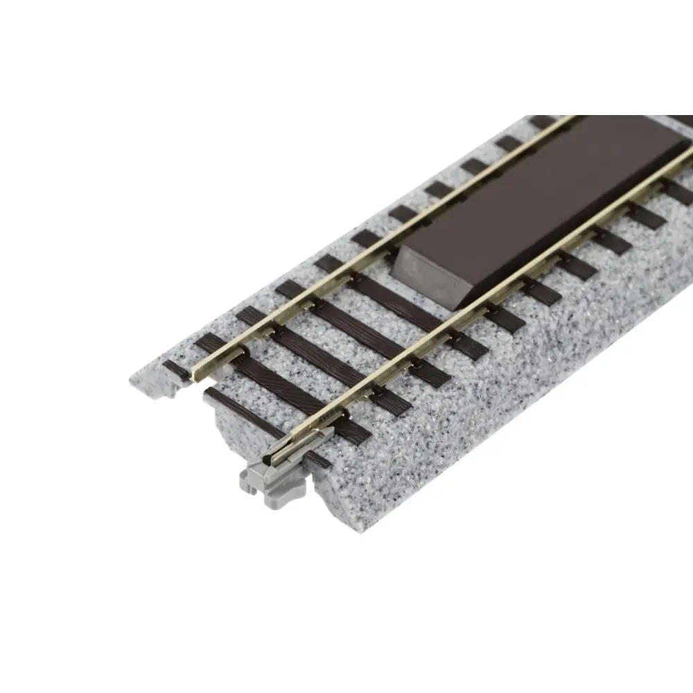 2 rails de dételage droit Unitrack (S123U) 123mm - Kato 2-143 - HO 1/87 - 3