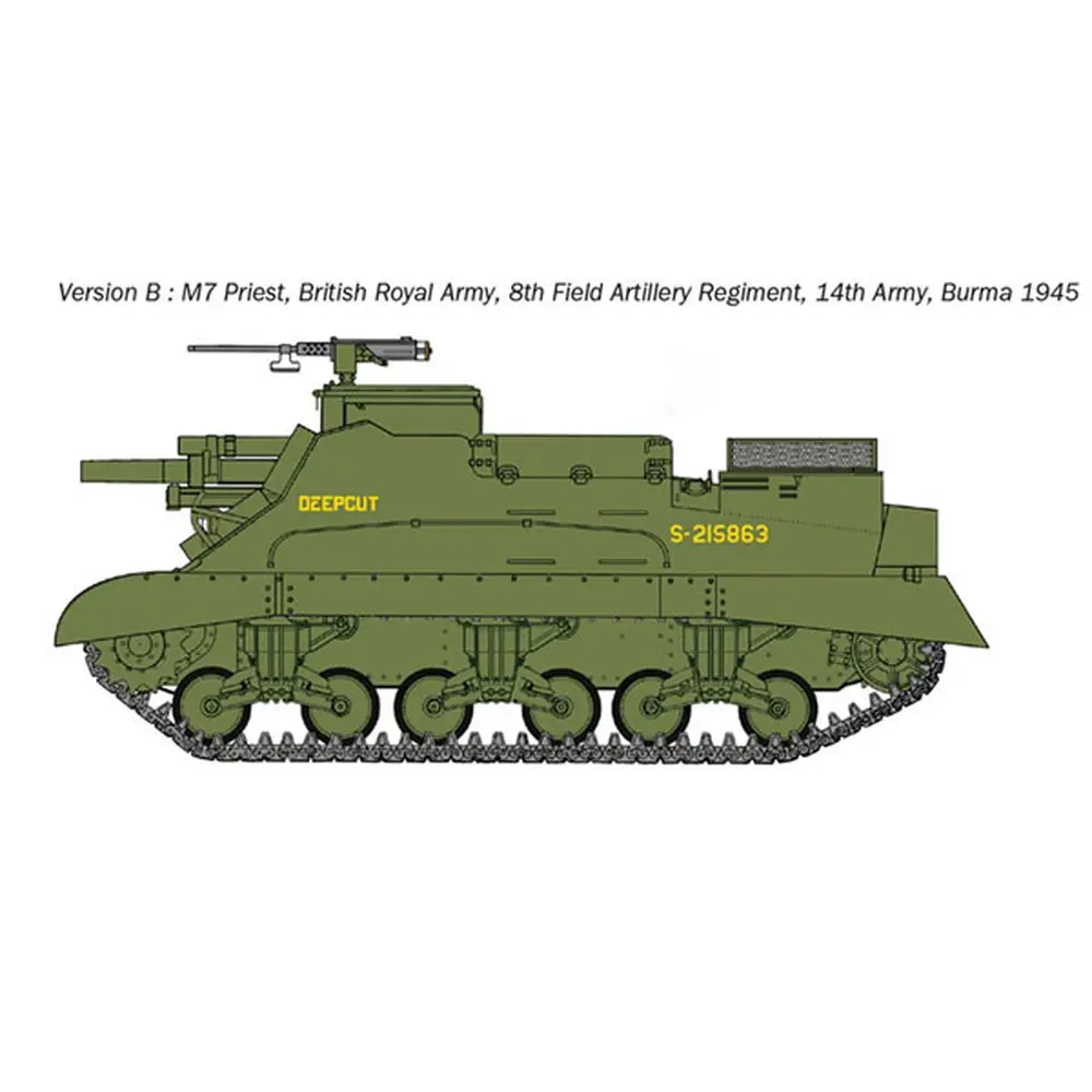 Militaire - M7 Priest Gun Motor Carriage - ITALERI 6580 - 1/35 - 3