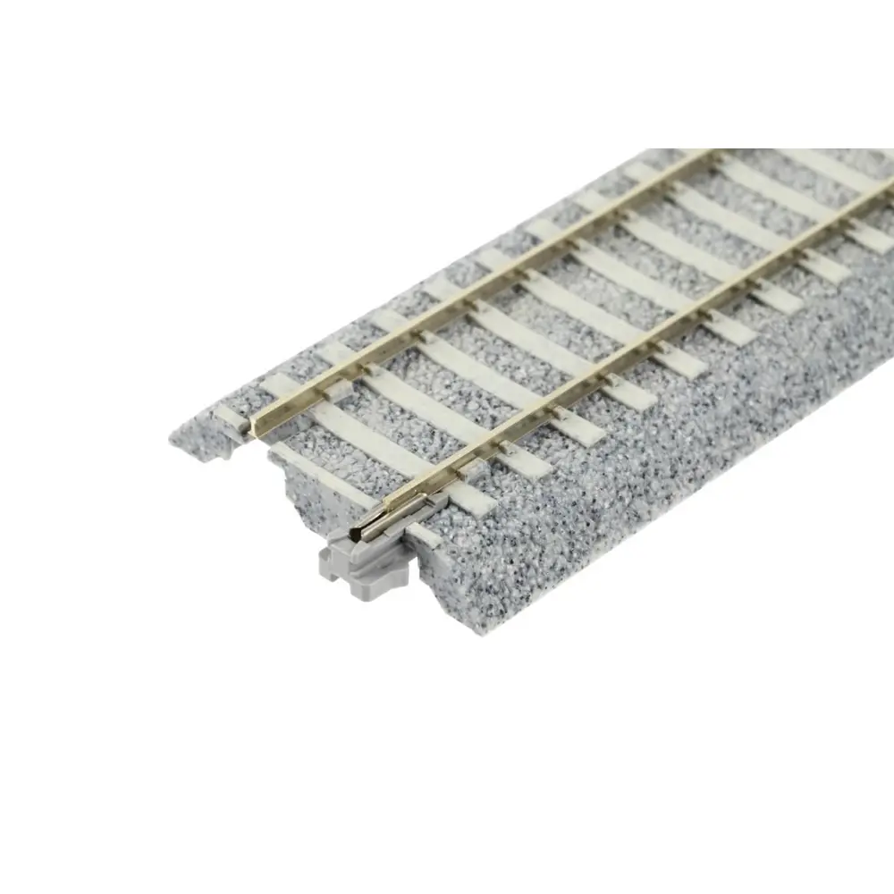 4 rails droits Unitrack (S123PC) CS 123 mm - Kato 2-141 - HO 1/87  - 3