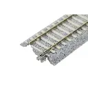 4 rails droits Unitrack (S369PC) CS 369mm - Kato 2-181 - HO 1/87 - 3