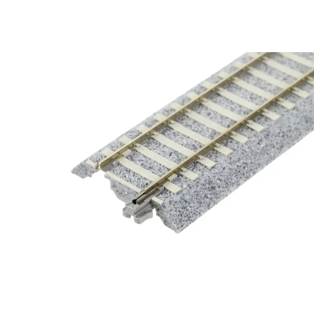 4 rails droits Unitrack (S246PC) CS 246mm - Kato 2-152 - HO 1/87 - 3