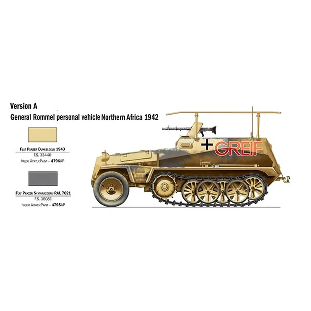 Semi-Chenillé - Sd.Kfz.250/3 - Italeri 7034 - 1/72 - 2