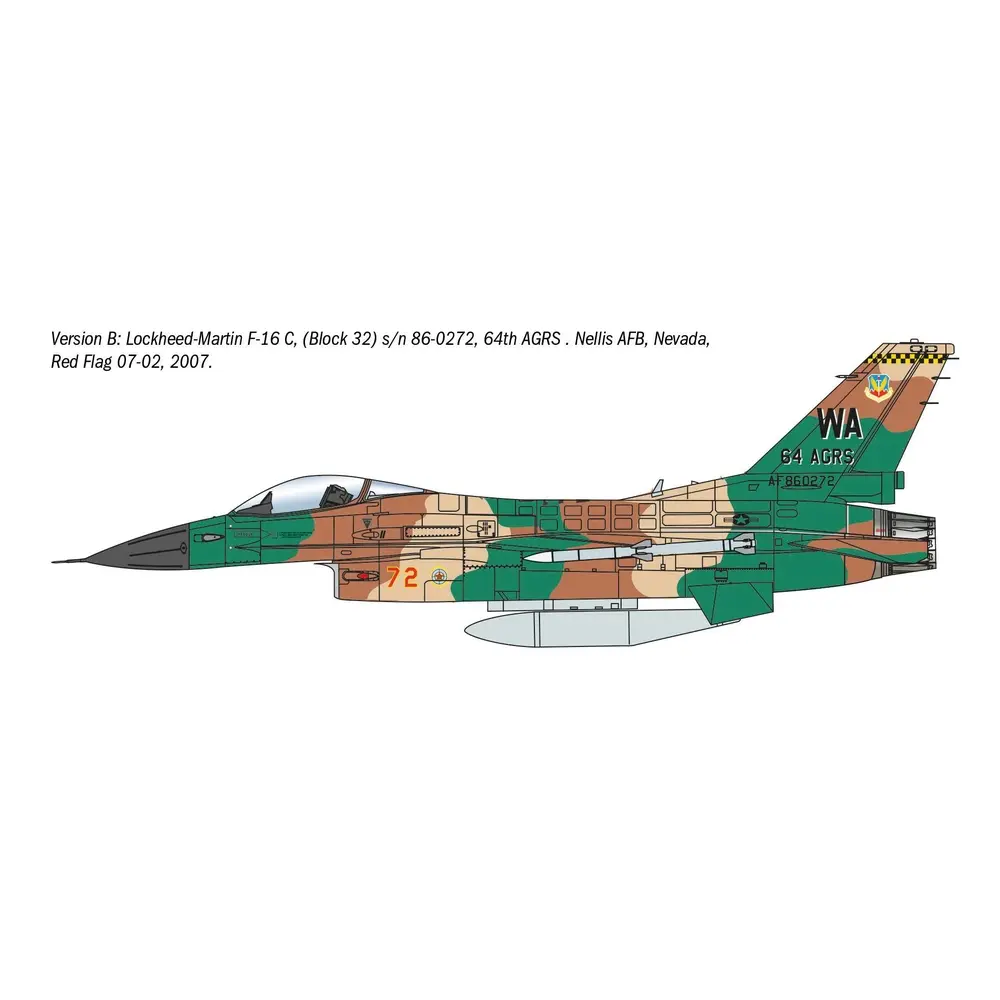 F-16C Fighting Falcon - ITALERI 35105 - 1/48 - 3