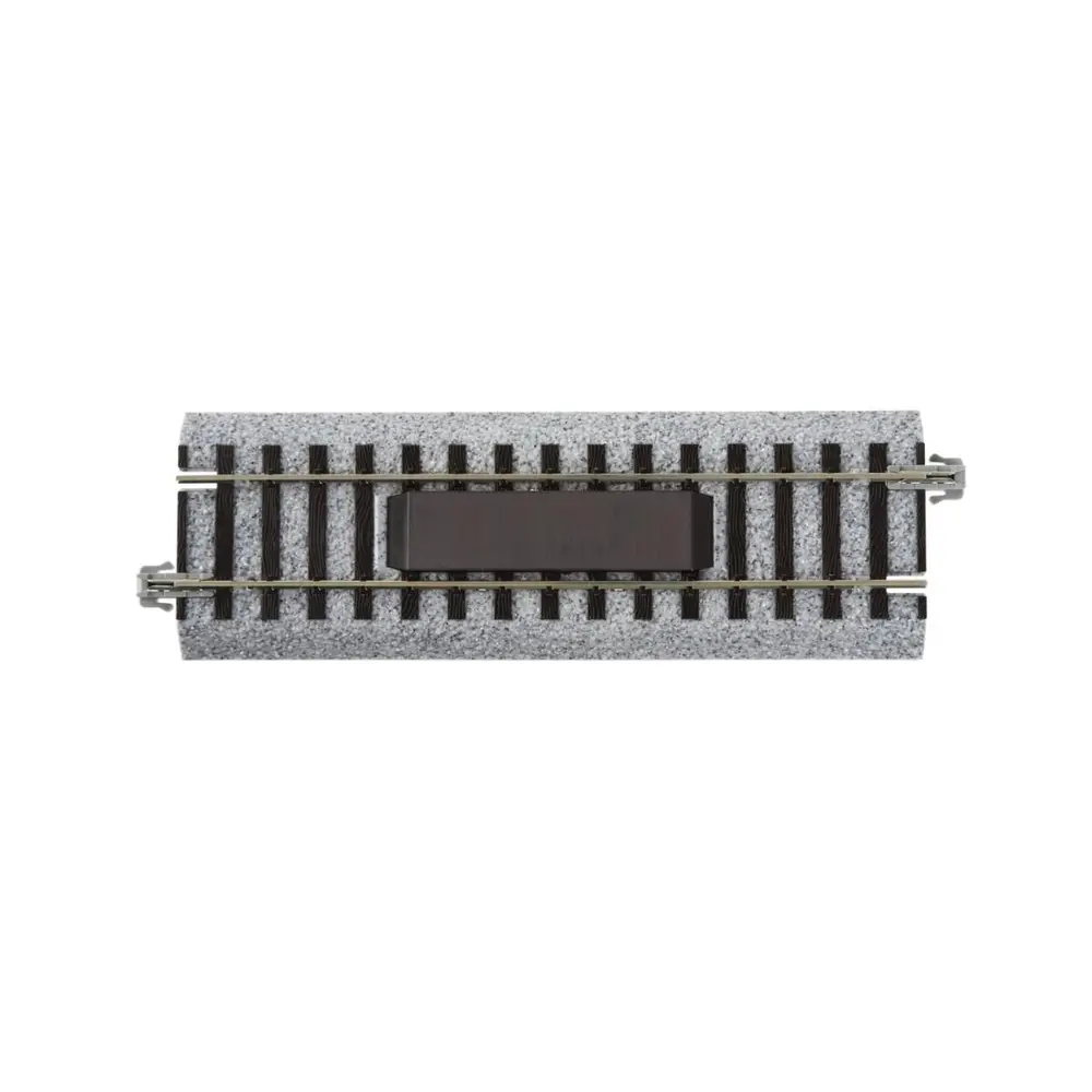 2 rails de dételage droit Unitrack (S123U) 123mm - Kato 2-143 - HO 1/87 - 2