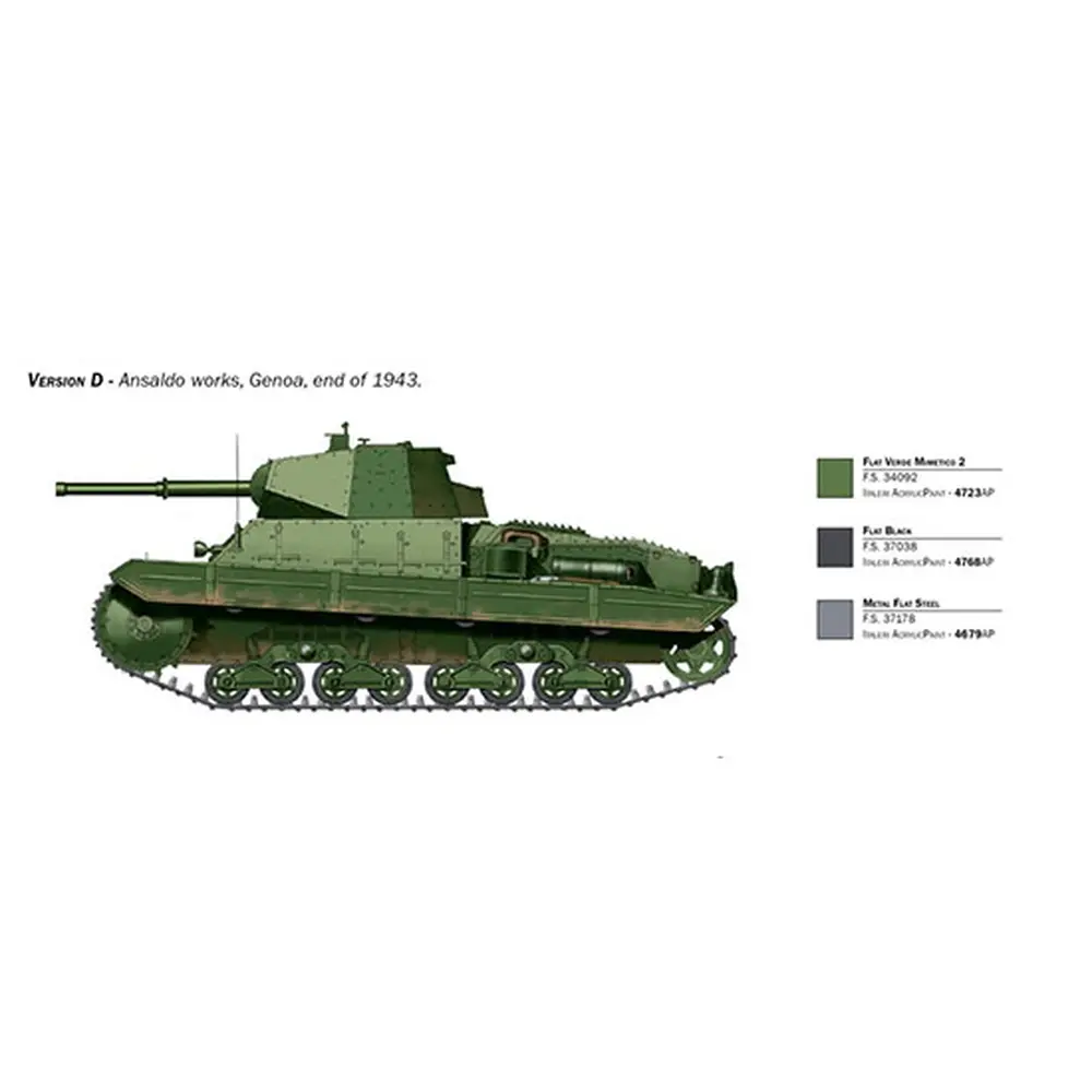 Char Carro Armato P26/40 - ITALERI 6599 - 1/35 - 2