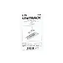 2 rails droits Unitrack (S109B) avec butée tampon - Kato 2-170 - HO 1/87 - 5