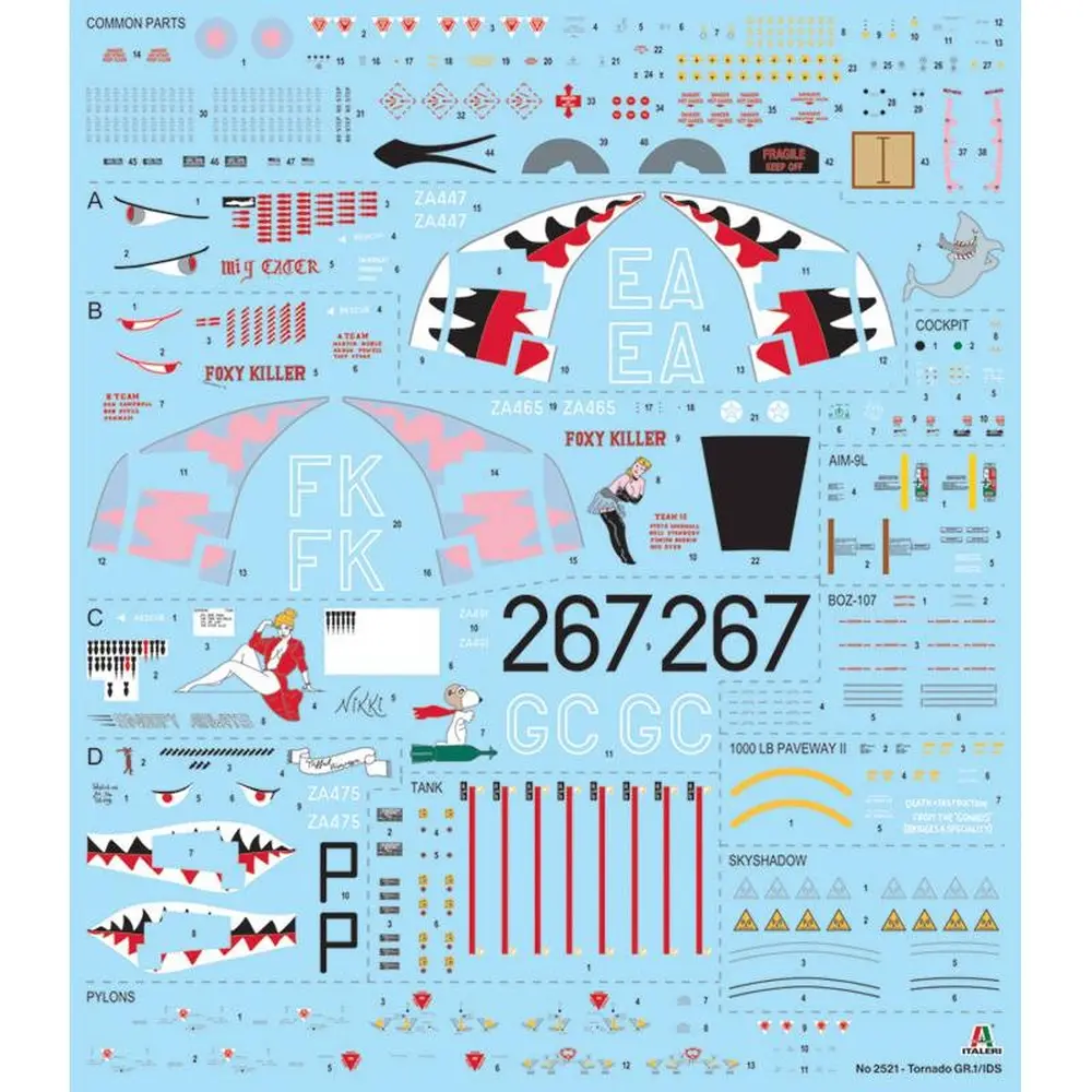Avion de chasse TORNADO GR.1 «Desert Storm» - Italeri 2521 - 1/32  - 7