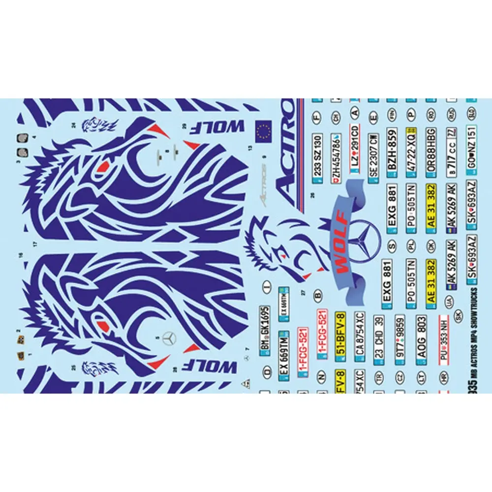 Camion Mercedes Actros MP4 - ITALERI 3935 - 1/24 - 2