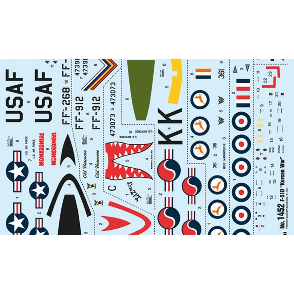 Avion F-51D Mustang Guerre de Corée - ITALERI I1452 - 1/72 - 3