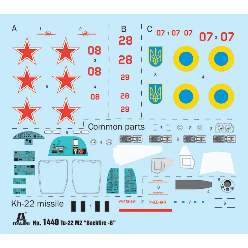 Tu-22M-2 "Backfire-B" - Italeri 1440 - 1/72 - 3