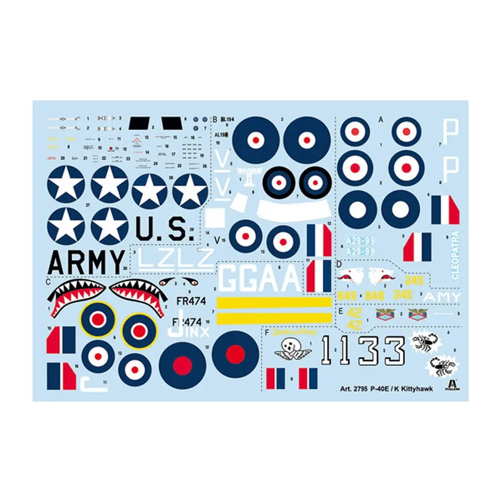 P-40E/K Kittyhawk - Italeri 795 - 1/48 - 2