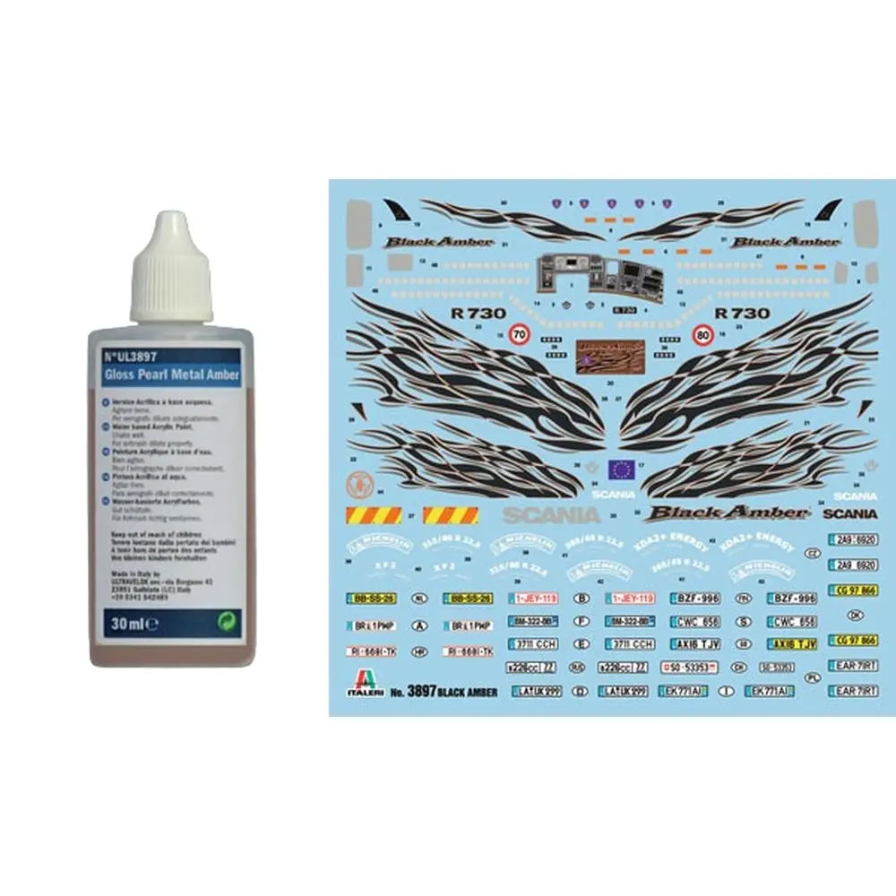 Scania R "Black Amber" - Italeri 3897 - 1/24 - 2