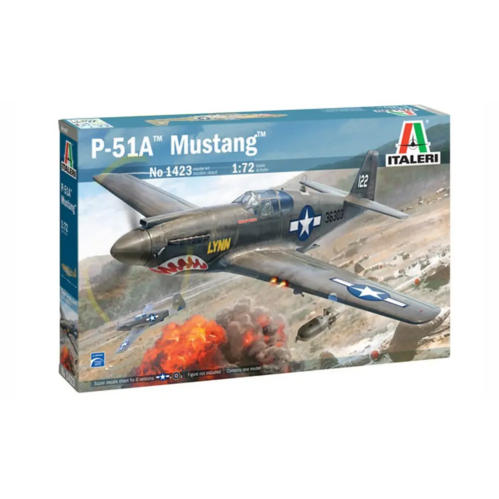 Avion P-51A Mustang - ITALERI I1423 - 1/72 - 1939-1945 - 6