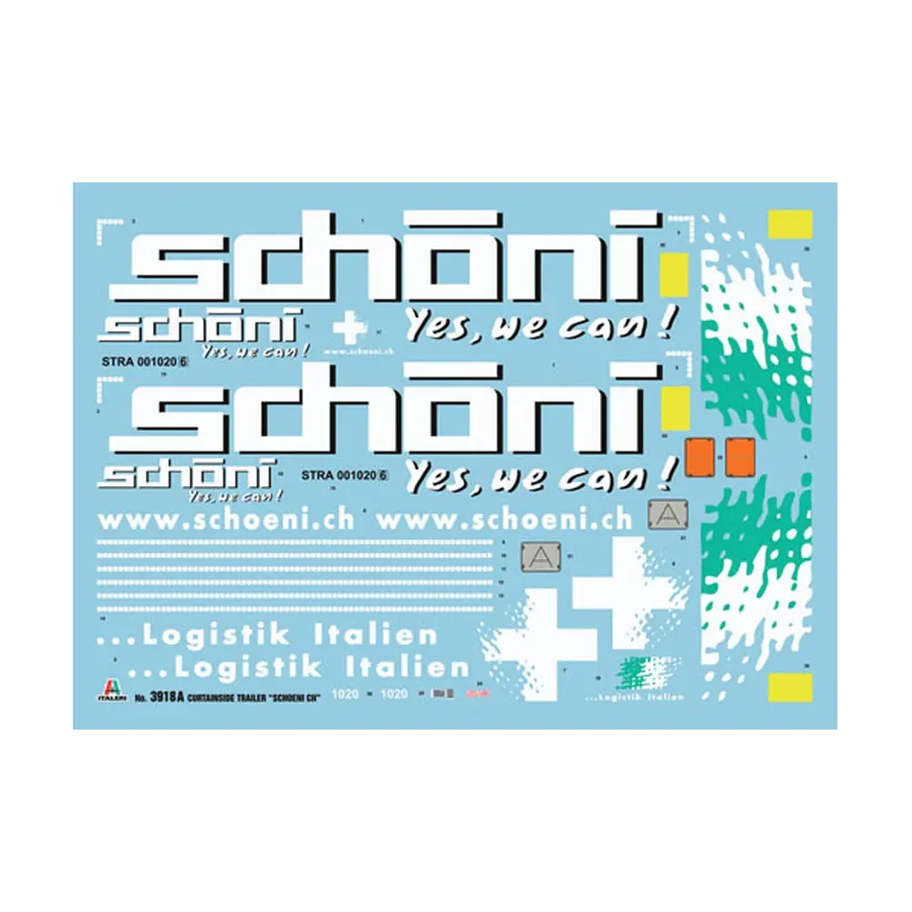 Semi-remorque Schöni - ITALERI 3918 - 1/24 - 580 mm - 2