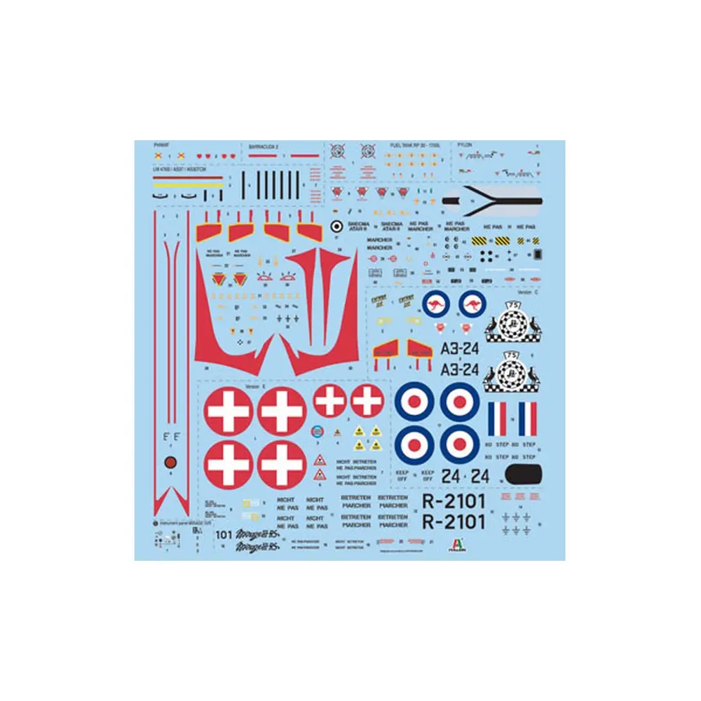 Avion Mirage III E/R - ITALERI I2510 - I 1/32 - 3