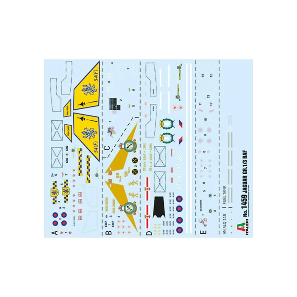 Avion Jaguar GR.1/GR.3 RAF - ITALERI I1459 - 1/72 - 3