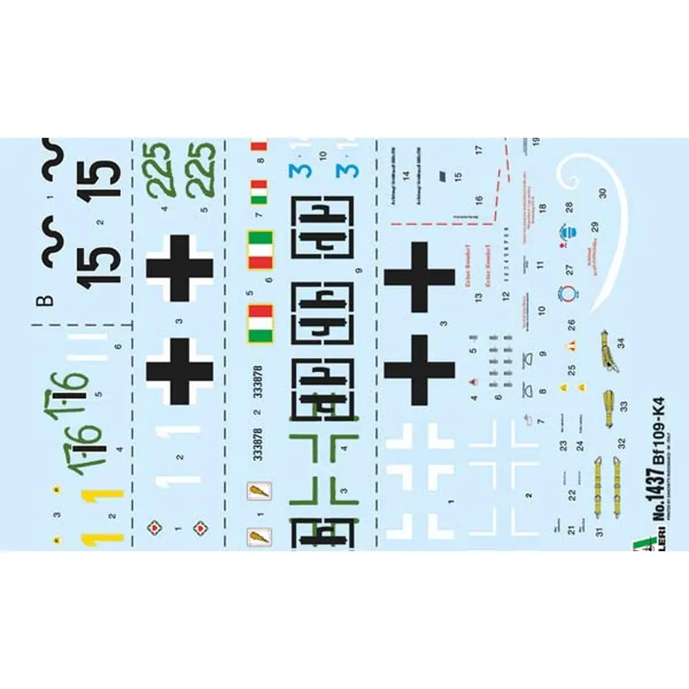 Avion Messerschmitt Bf109K-4 - ITALERI I2805 - 1/48 - 1939-1945 - 3