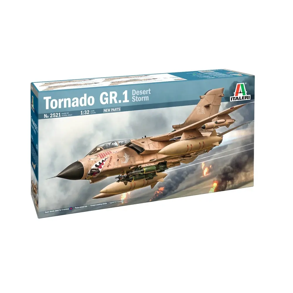 Avion de chasse TORNADO GR.1 «Desert Storm» - Italeri 2521 - 1/32  - 2