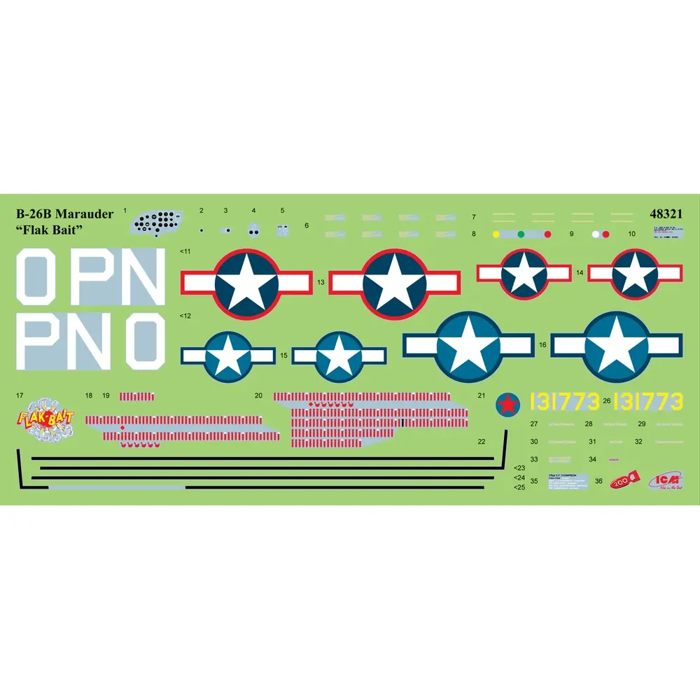 B-26B Marauder « Flak Bait » - ICM 48321 - 1/48 - 16