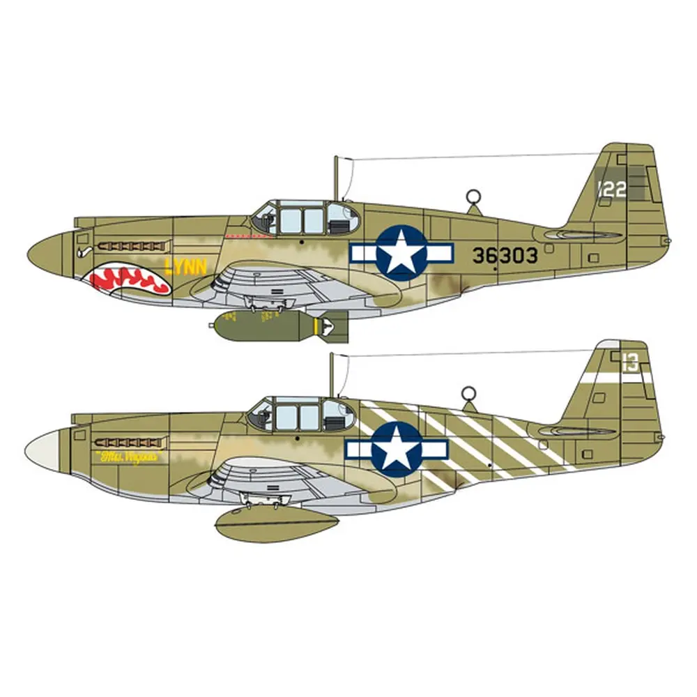 Avion P-51A Mustang - ITALERI I1423 - 1/72 - 1939-1945 - 3