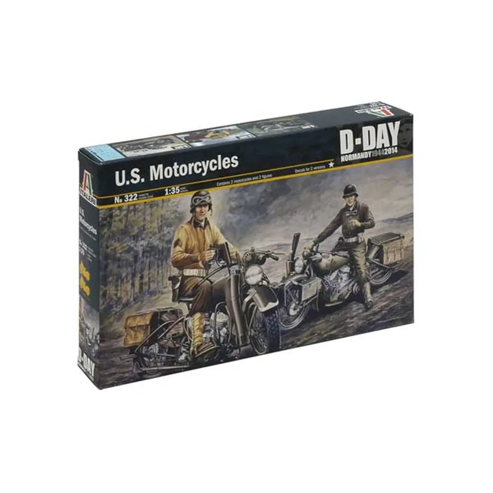 Motos US de la 2ème guerre mondiale - ITALERI 322 | 1/35 - 3