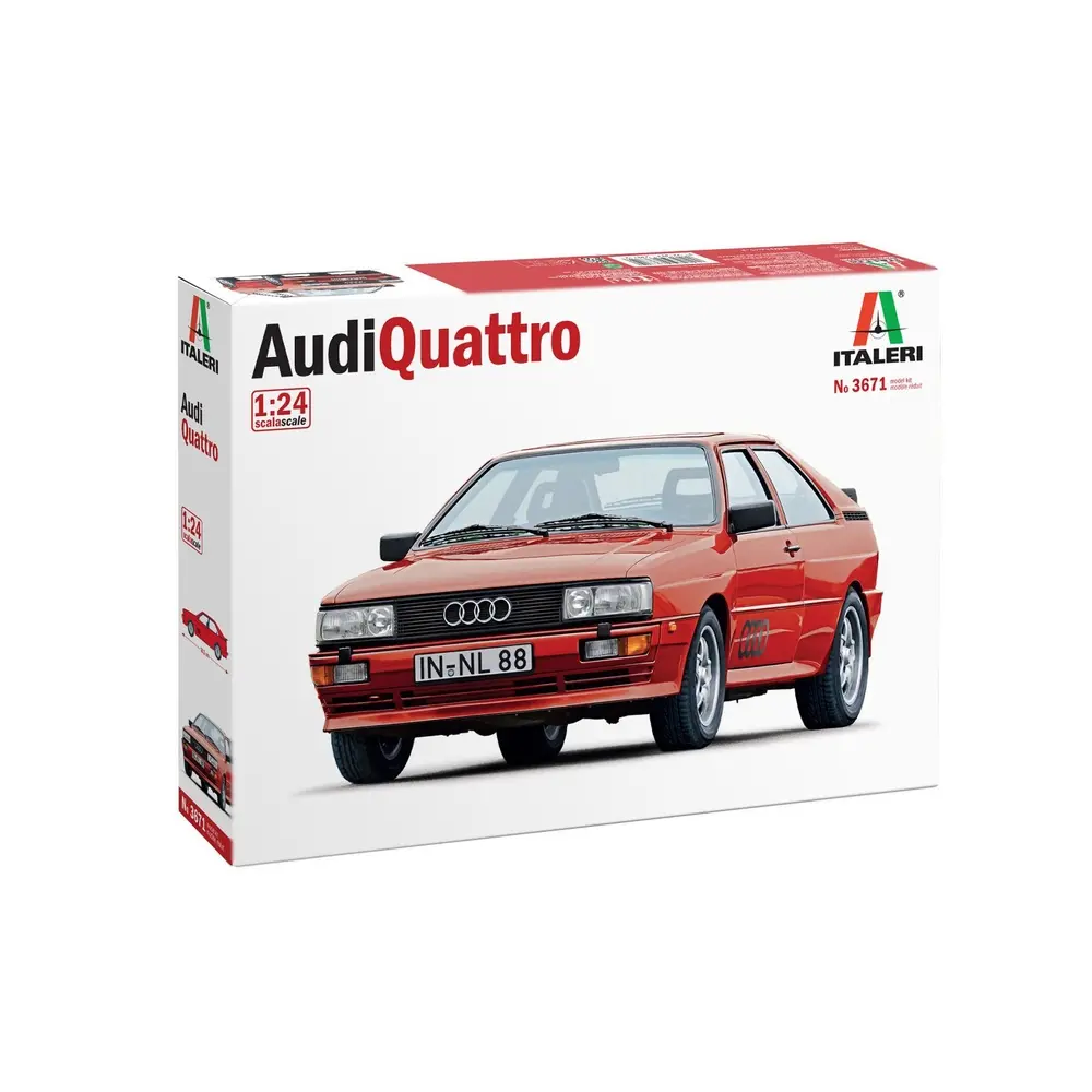 Audi Quattro - 1980 - Italeri 3671 - 1/24  - 2