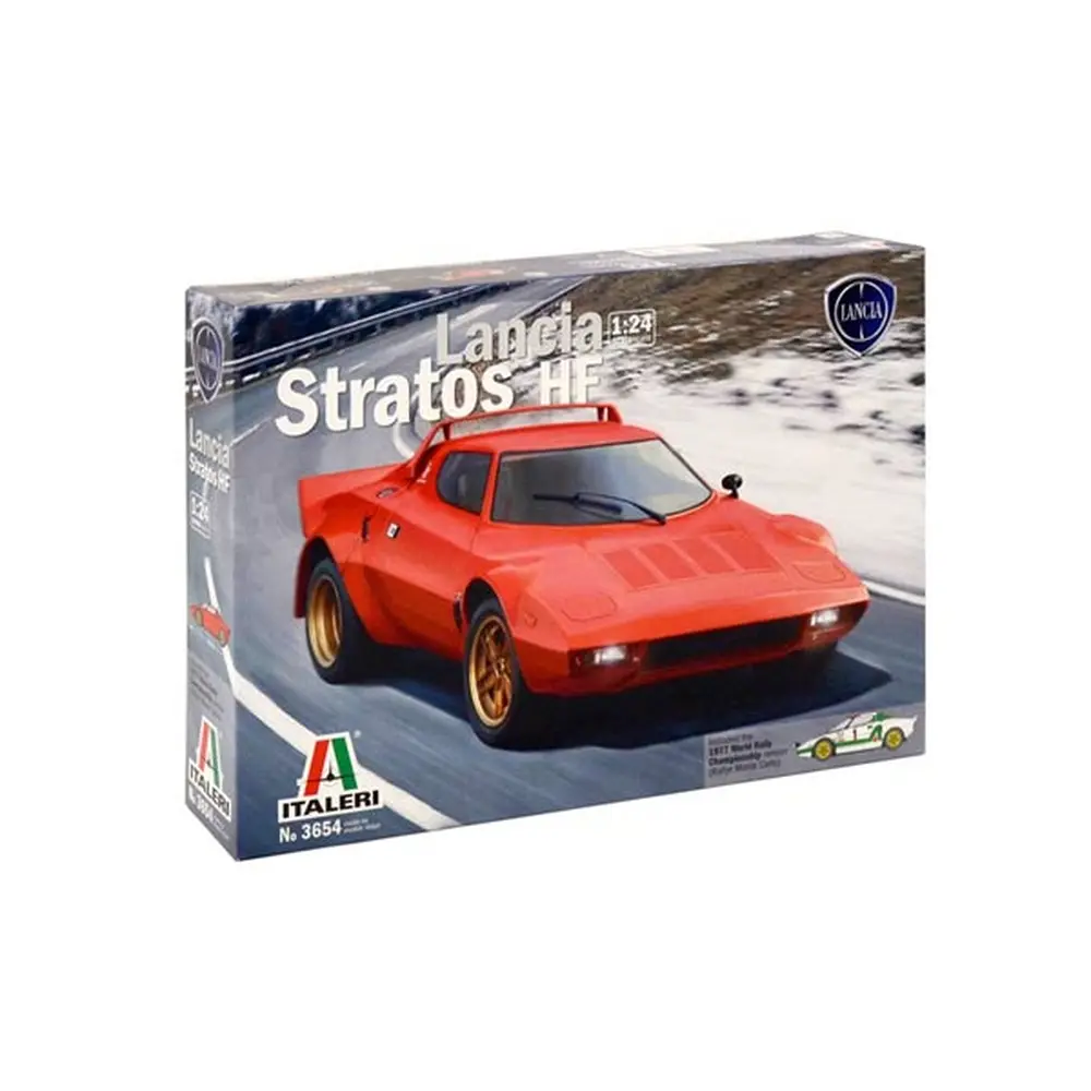 Véhicule Lancia Stratos HF Rouge - ITALERI 3654 - 1/24  - 4